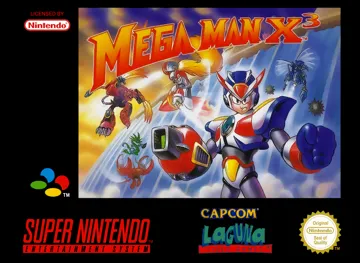 Mega Man X3 (Europe) box cover front